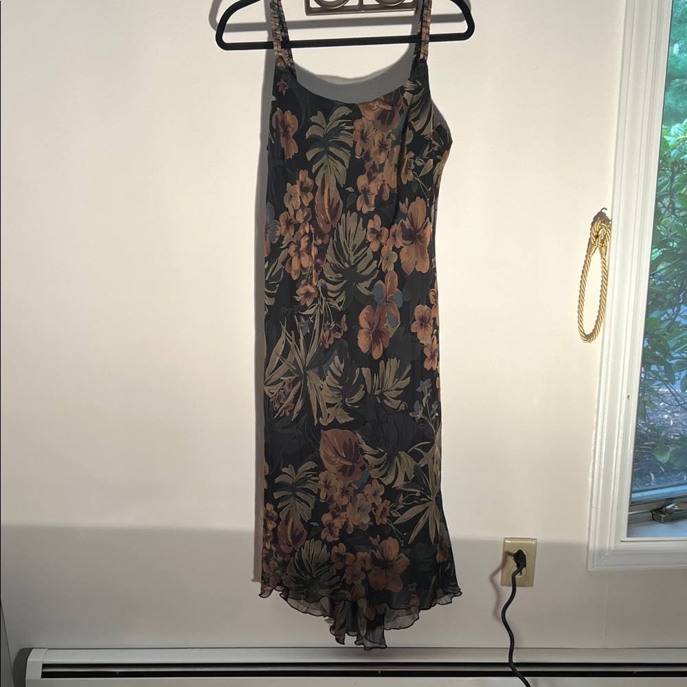 Tropical Floral Maxi Dress